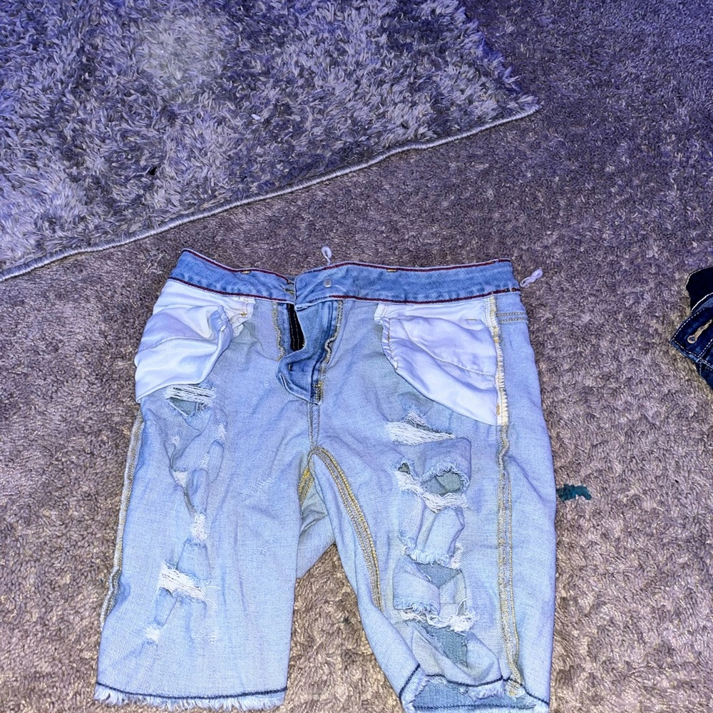Light wash jeans